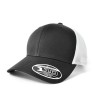 Trucker Mesh Cotton Twill Snapbacks Black White